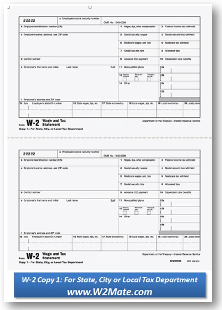 Program To Print W2 Forms